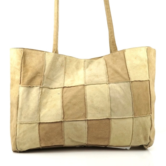 Auth Chanel Patchwork Logo Embossing #2702C15 - Picture 3 of 7